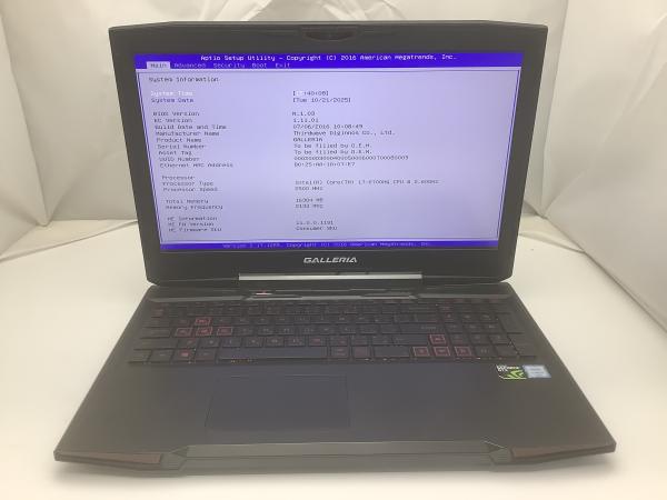 Note GALLERIA QSF965HEの画像