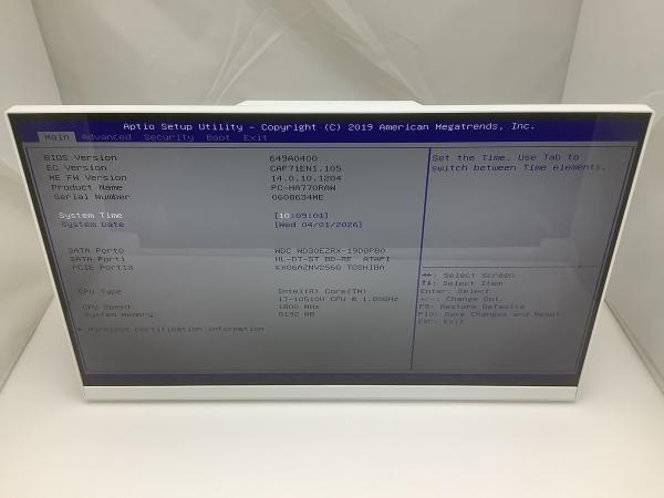 PC-HA770RAWの画像