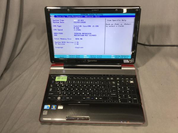 Qosmio V65/86LYDの画像