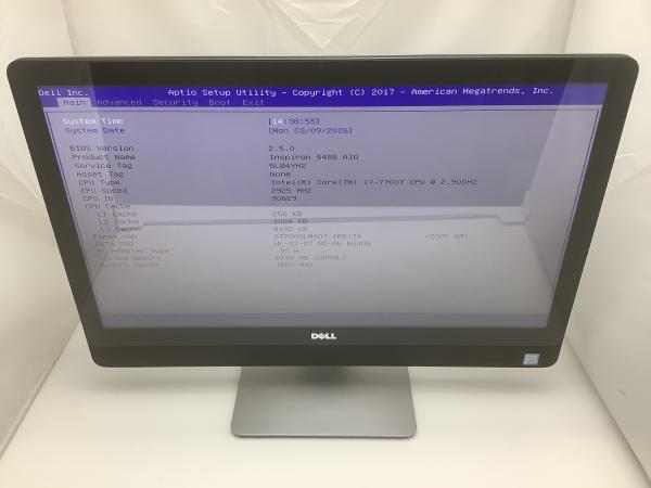 Inspiron 5488 AIOの画像